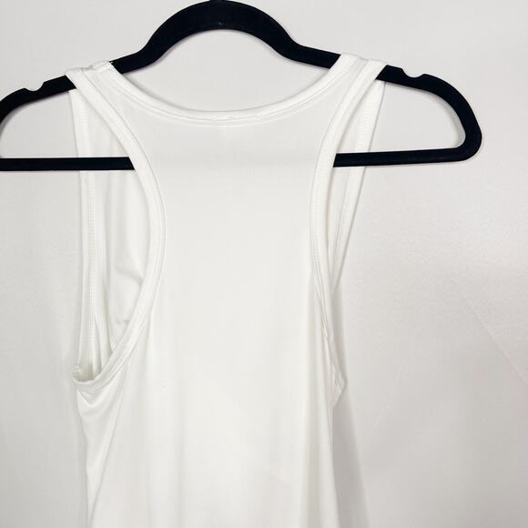 Le Lis Collection Womens Small White Twist Cut Out Bodysuit Tank Snap Closure - Picture 7 of 10